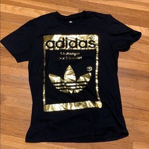 adidas | Shirts | Adidas La Marque Aux 3 Bandes Tshirt Mens Sz Med |  Poshmark